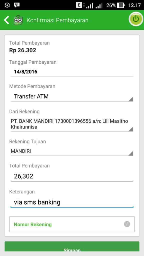 Chasabilla_89's tweet photo. @TokopediaCare saya sudah bayar dan mau konfirmasi kenapa ada tulisan "pesanan tidak benar". Mana yg salah? https://t.co/qTfq7j9jRG