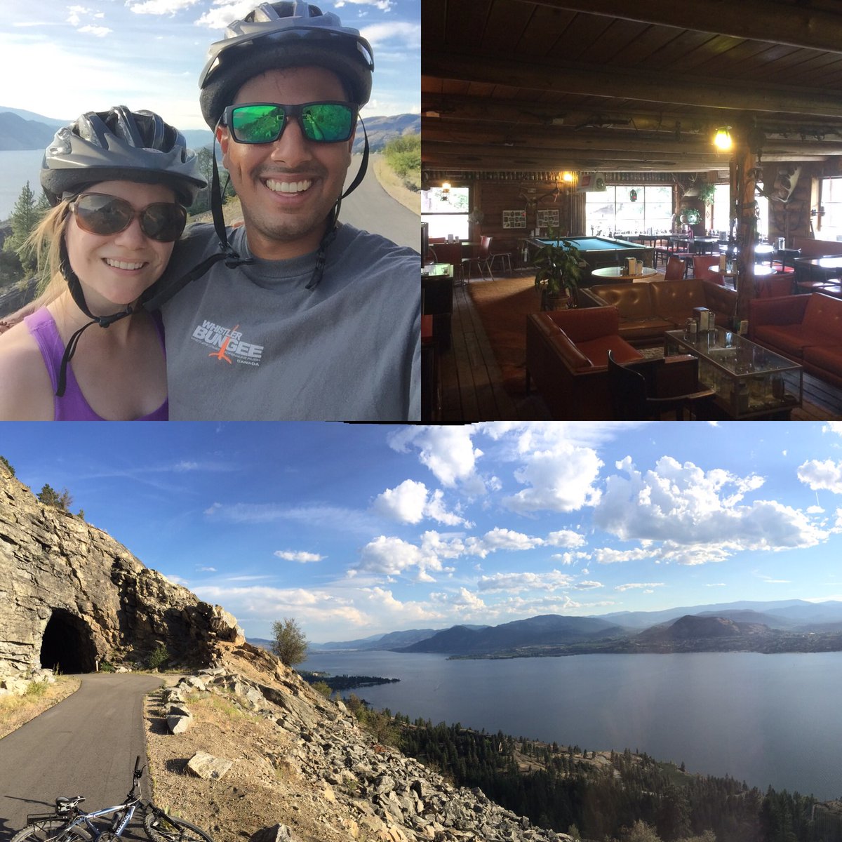 Fun day biking down #KettleValleyRailroad from #ChuteLakeLodge to Wine Country #ExploreBC @shirleybond @DanAshtonBC