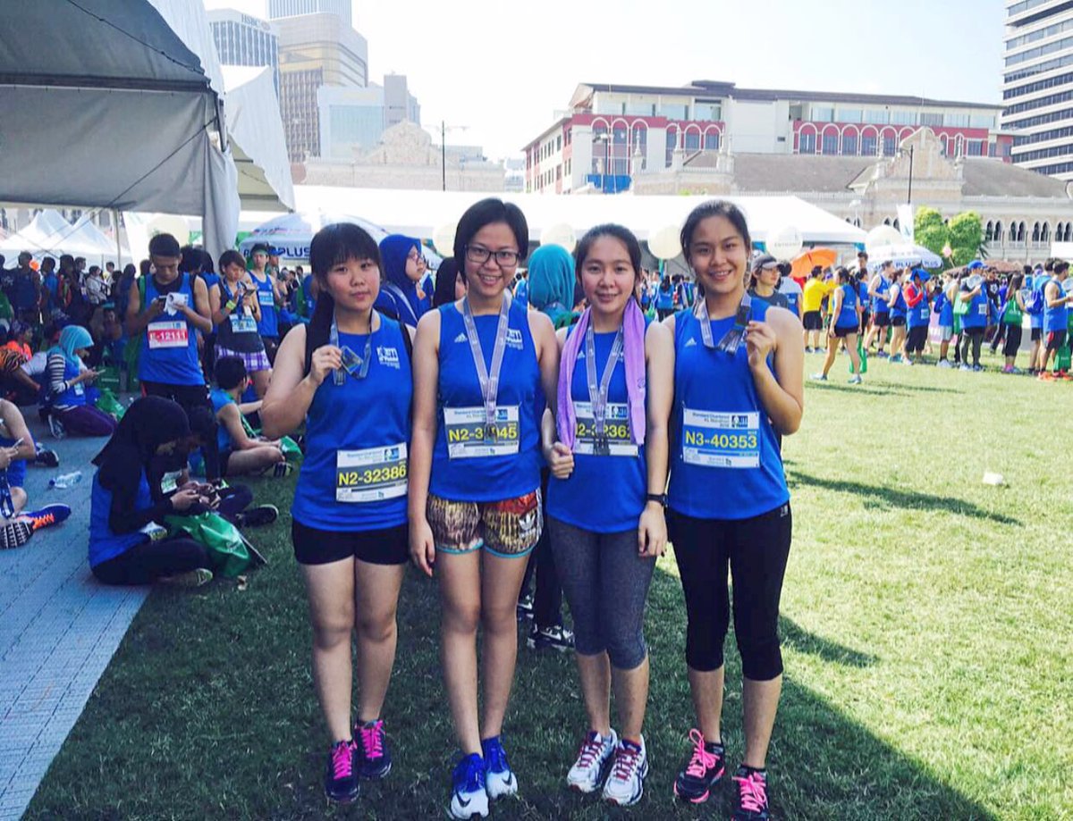 RaiceTan's tweet photo. Lesson learnt : Need to wear socks for whatever run. #scklm2016 https://t.co/boytRGUMc1