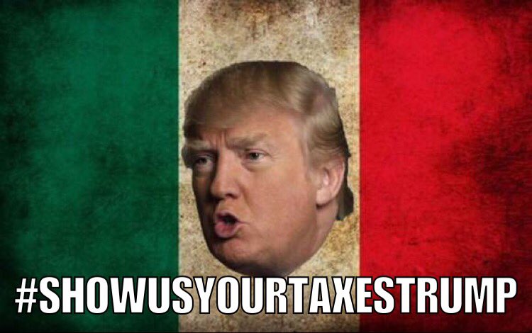blkkcatt's tweet photo. Forget about that stupid Wall!#ShowUsYourTaxesTrump https://t.co/6R7eEOJOQ0