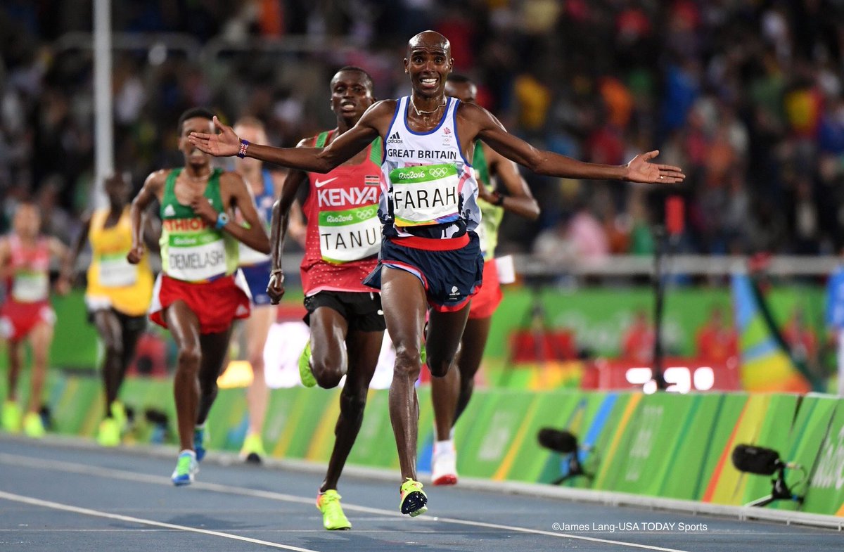 리우올림픽 육상 10000m 2연패에 성공한 장거리왕 모 파라 | 인스티즈