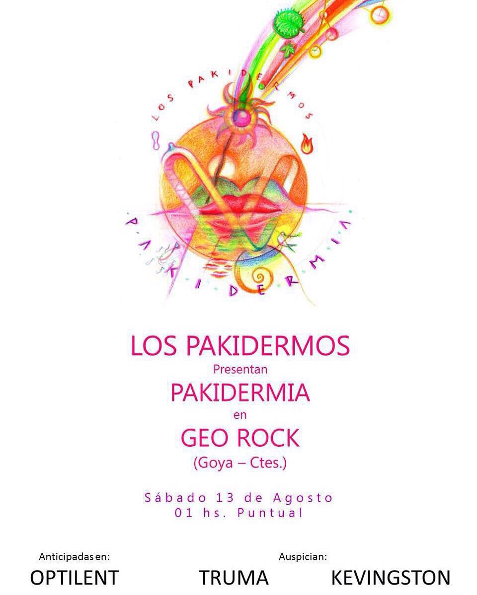 GeoRoock's tweet photo. HOY! Venite a un show increíble de los Pakidermos! Después seguimos la FIESTA COMO TODOS LOS SABADOS! los esperamos! https://t.co/ESjR4oaqwv