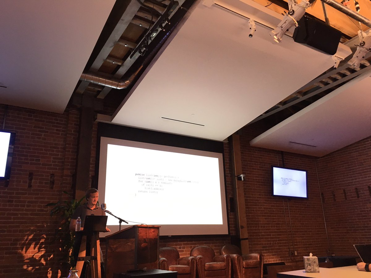 nick_tikhonov's tweet photo. Learning about Clean Code with Tim @ #OSHack - Uncle Bob would approve π https://t.co/cIKxmCsQRT
