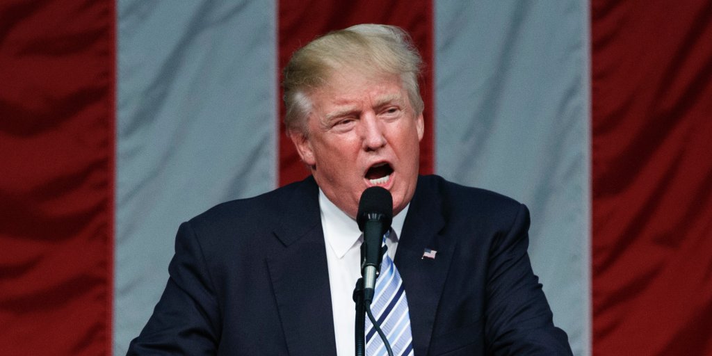 BusinessInsider's tweet photo. Donald Trump sidesteps Hillary Clinton, says he's running against 'the crooked media' https://t.co/6TbxoBkgie https://t.co/KWGXUWLH2I