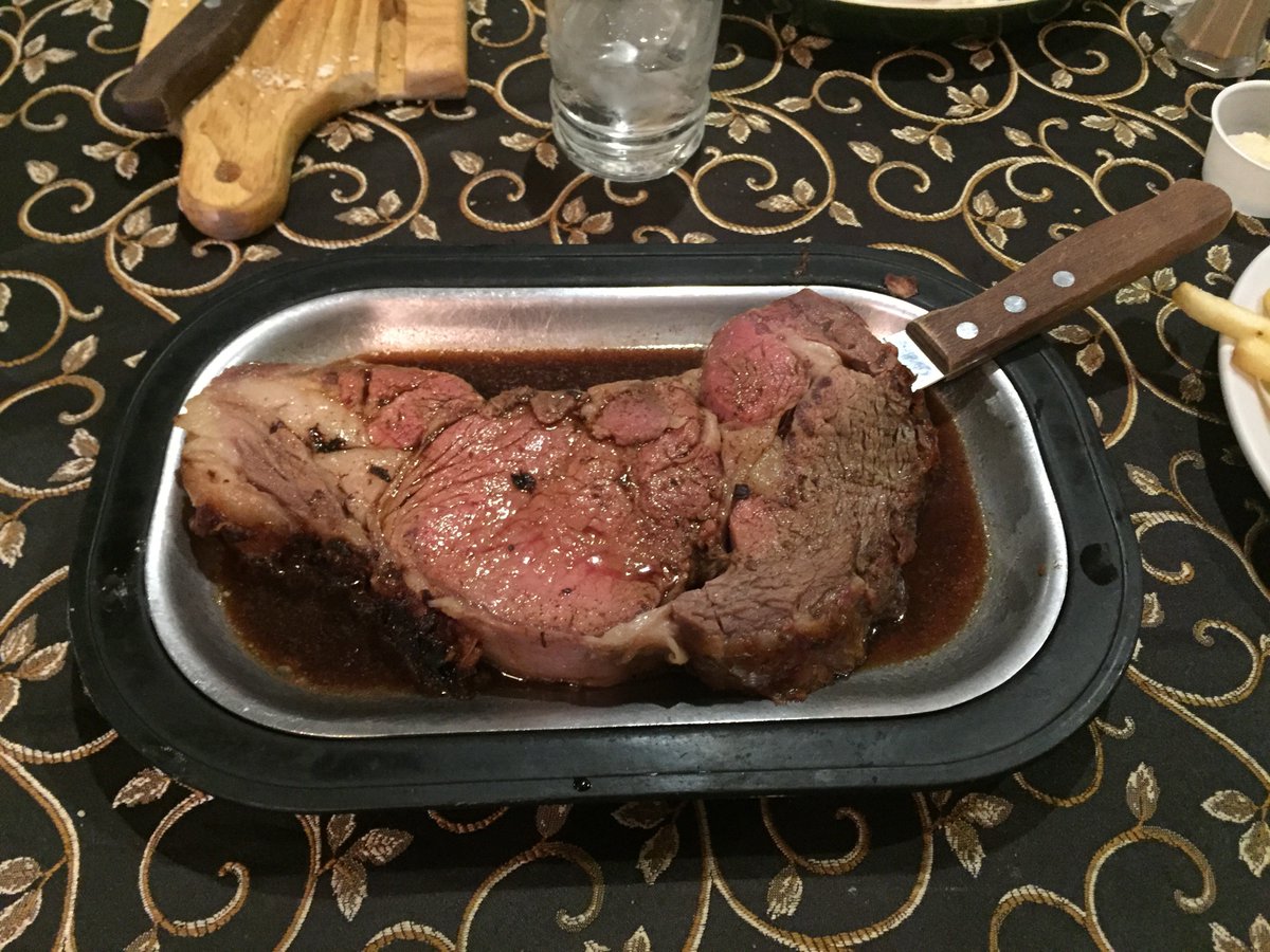 kchibs's tweet photo. left Alberta after #SADP2016 and driving back to Toronto. I am in Malta, MT now and enjoyed a gianormous prime rib!! https://t.co/kcNrYQd6je