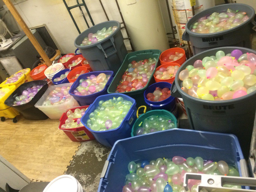 EricMichigan's tweet photo. Not bad over 5,000 water balloons!!! #busministry https://t.co/0e5fGQvouA