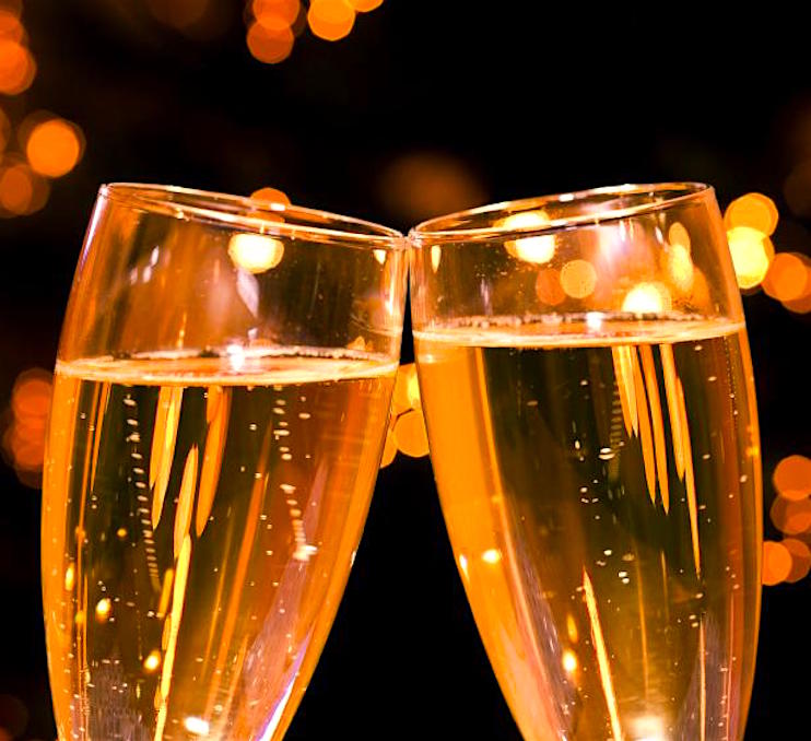 Date Night just got a whole lot classier! #datenight #classy #champagne #cheers