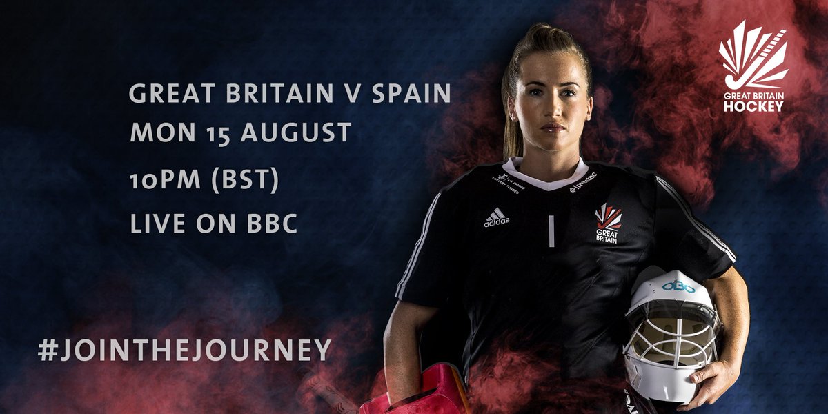 GBHockey's tweet photo. CONFIRMED: Our quarter final vs Spain will be at 10pm UK time on Monday night. @TeamGB 

#Hockey #JoinTheJourney https://t.co/I7wWyzV1LU