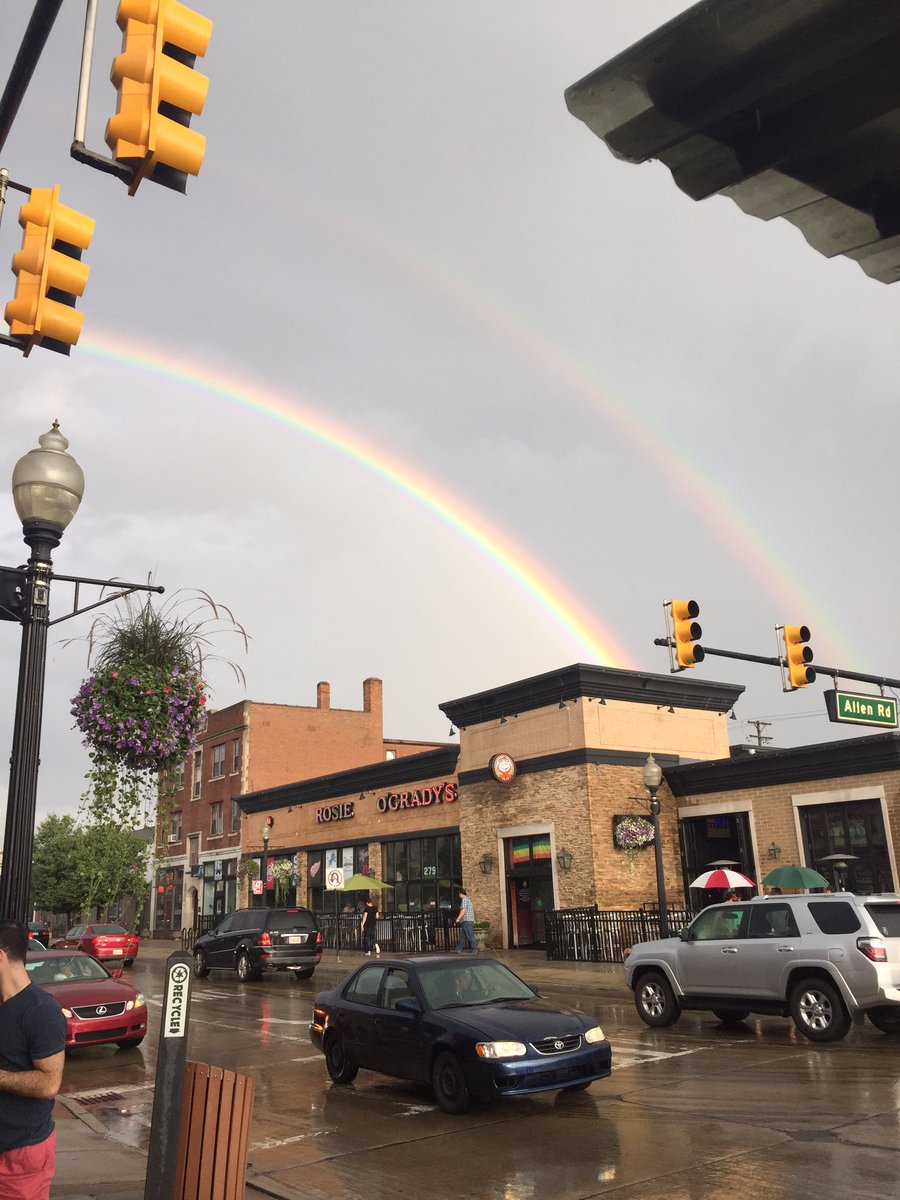 A double rainbow over the last night #DIF6 🌈🌈 enjoy every last magical minute improvisers &amp; improv fans!
