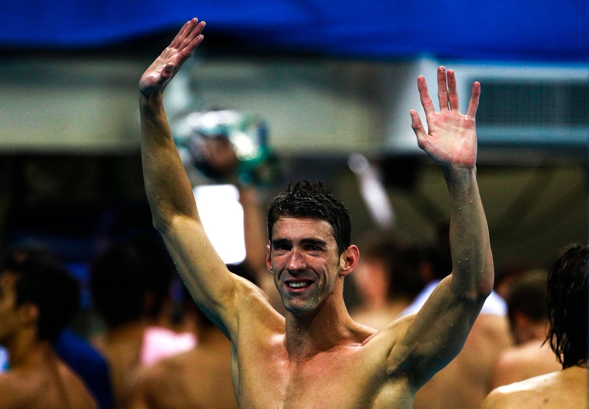 NBCOlympics's tweet photo. We're not crying. You're crying. #ThankYouPhelps https://t.co/ItjBd2u2Wb