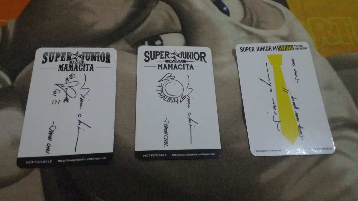 [HELP RT] [BU] WTS Siwon MAMACITA VER A&amp;B&amp;SWING KOR LIC Rp 150.000/3 pcs.Minat?Mention me.Thankyou