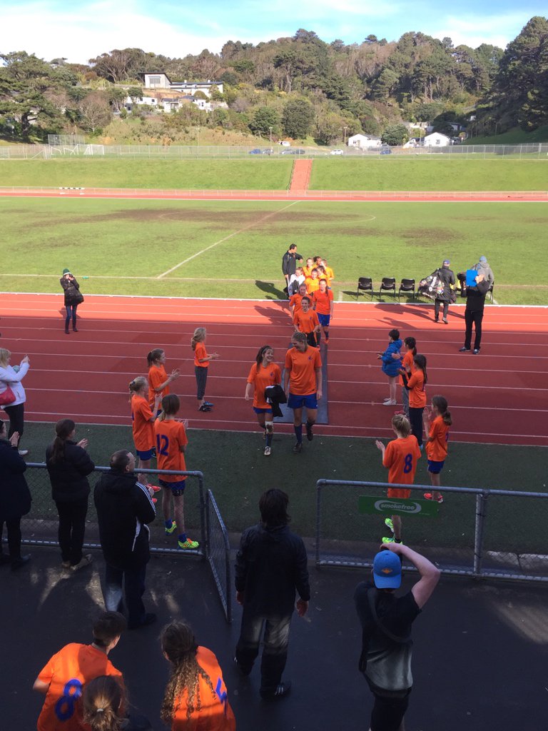 JayHarvie's tweet photo. They’ve done it! #WCL16 Champions! @WgtnUnited https://t.co/L2sAXDgI6O