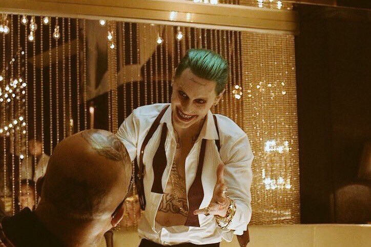 agamemnan's tweet photo. Jared Leto as Joker in Suicide Squad is the hottest thing ever https://t.co/WAoow9Nx5W