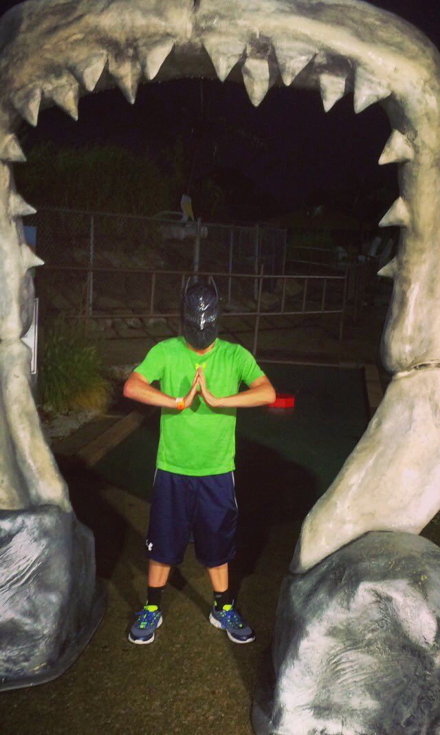 LongSaxon's tweet photo. Had a great time tonight at #RascalsFunZone & had a great weekend w/ #TylerChapman! #Summer #LuchaSummer https://t.co/7S6hGqpAag