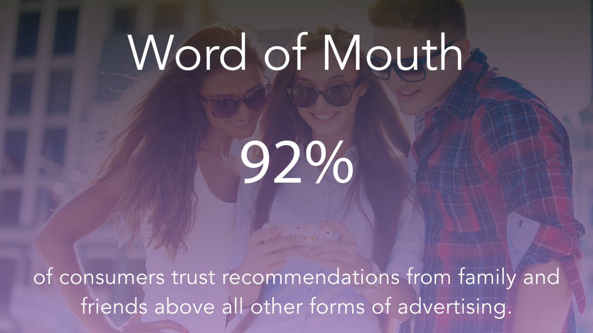 MazedonStudents's tweet photo. 92% of consumers trust recommendations from family &amp; friends above all other forms of #ads. https://t.co/3Z6eCjizEg https://t.co/W2hI8d3fvP