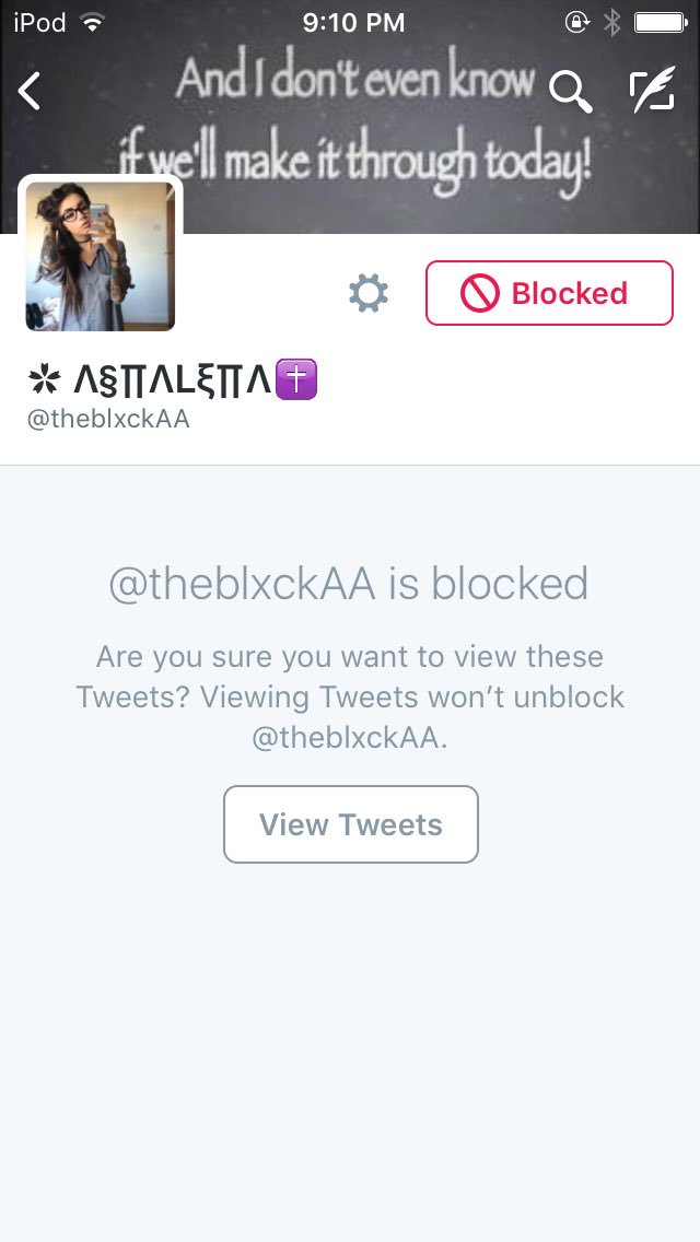Fallenfromheavn's tweet photo. Some times you gotta block the bitches that helped break your heart https://t.co/aKrUjr0DOu