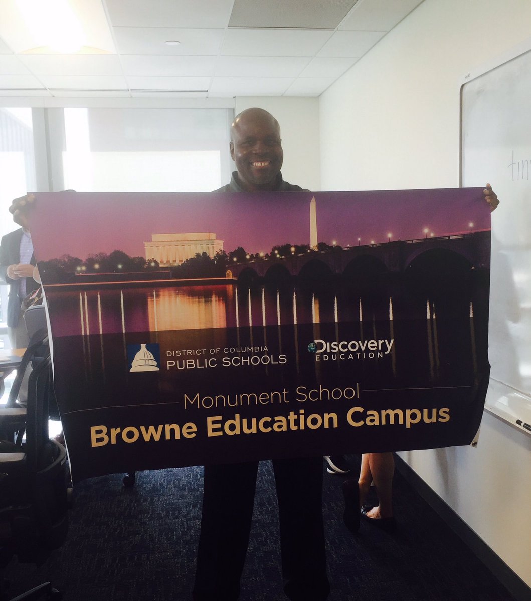 BrowneEC's tweet photo. Ready to transform teaching and learning in a monumental way with @DiscoveryEd #ClusterX #central+school=success https://t.co/5AOUxFn8WO