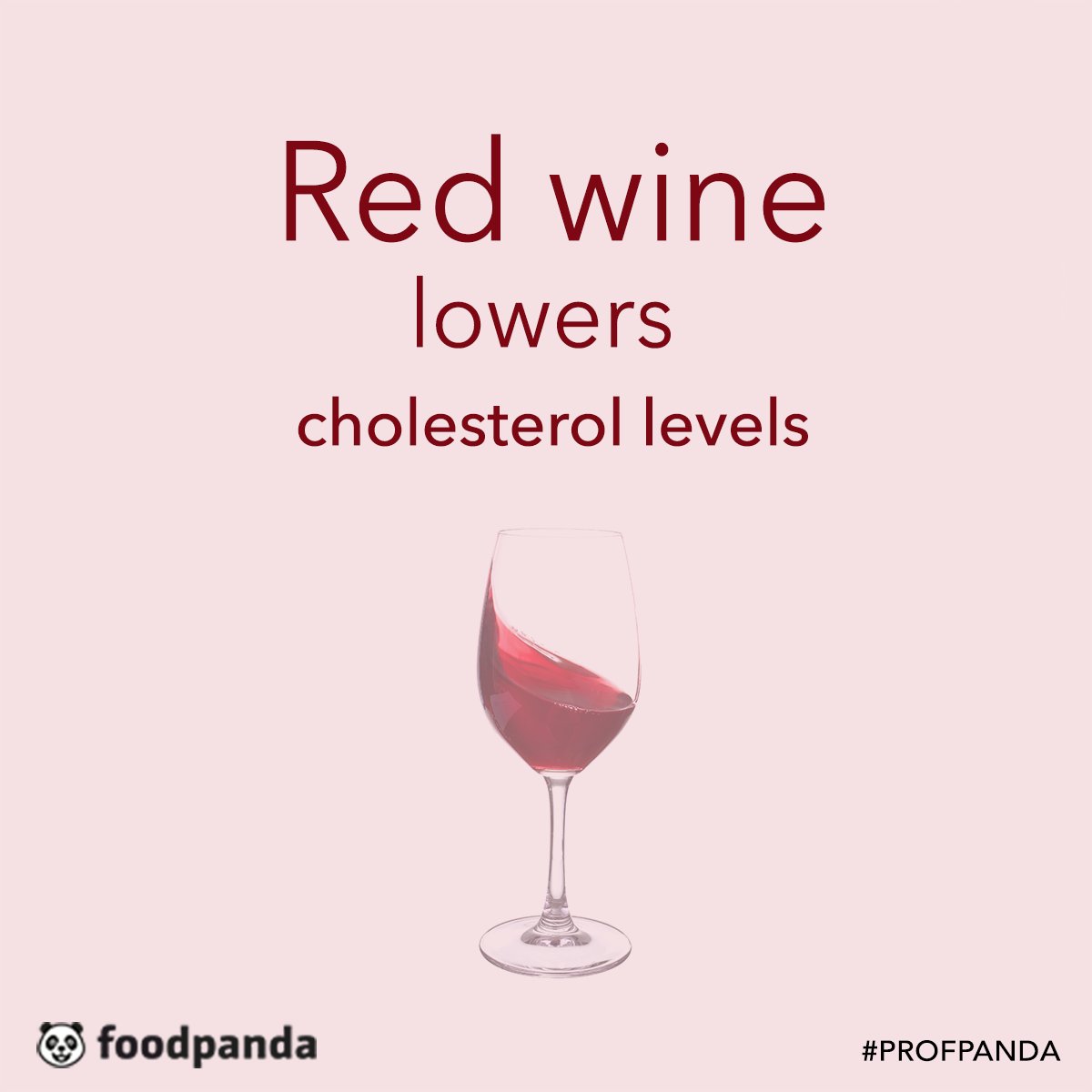foodpanda PH on Twitter "ProfPanda Red wine lowers the cholesterol