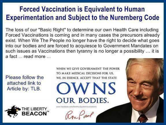 aspiritcan's tweet image. .@judekatttt Mandatory #vaccination violates #TheNurembergCode. Look it up! @AtheistEngineer @lizditz @medtek
