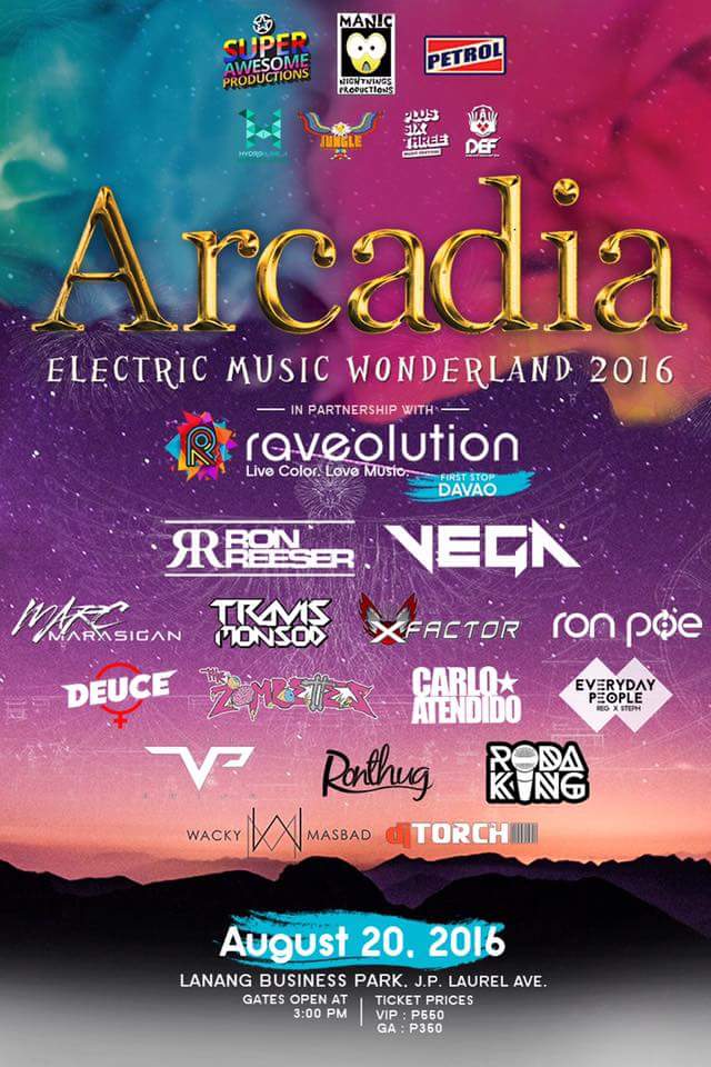 davaopartyphile's tweet photo. #arcadia2016 #aemw2016 lanang business park august 20.#kadayawan2016 https://t.co/8Ql5daRlGA
