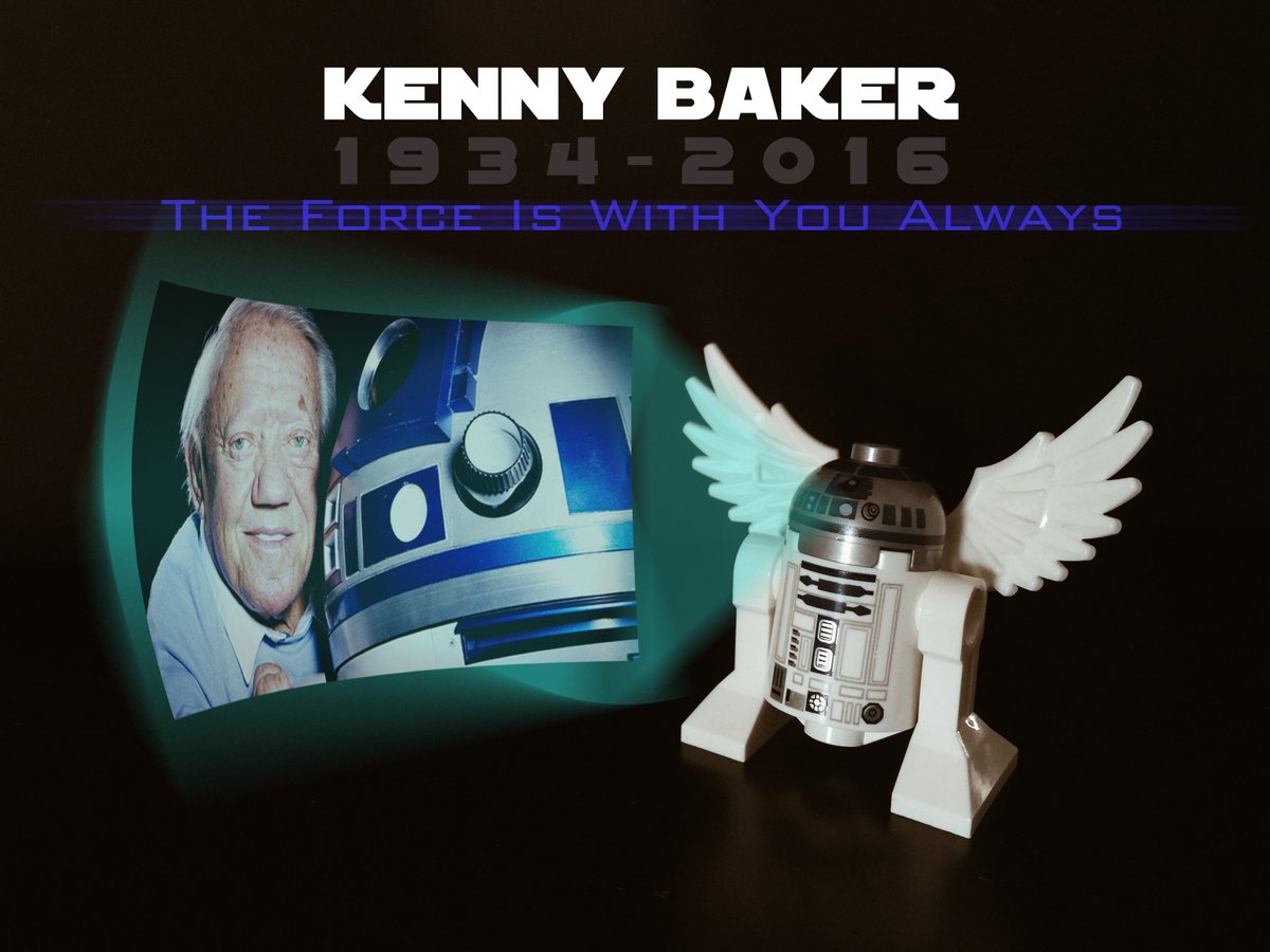 edwinder's tweet photo. #RIP #KennyBaker #TheForceIsWithYouAlways #R2D2 #StarWars https://t.co/0e7slaPsKb