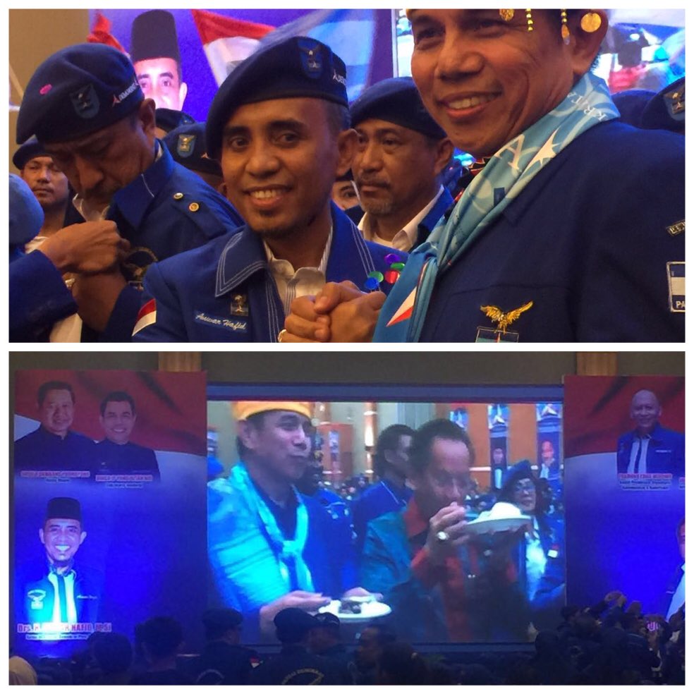 hincapandjaitan's tweet photo. Rupanya hari ini bersamaan dengan Ulang Tahun sang Ketua DPD PD Sulteng Anwar Hafid. Selamat dan Sukses! https://t.co/xRFgrlkXJ9