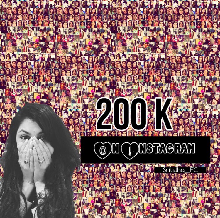 Congratulations <a href="/sritianne/">ً</a> for #200kfollowers .. Wish you like my edit #SritiJha #KumkumBhagya #200kfollowers