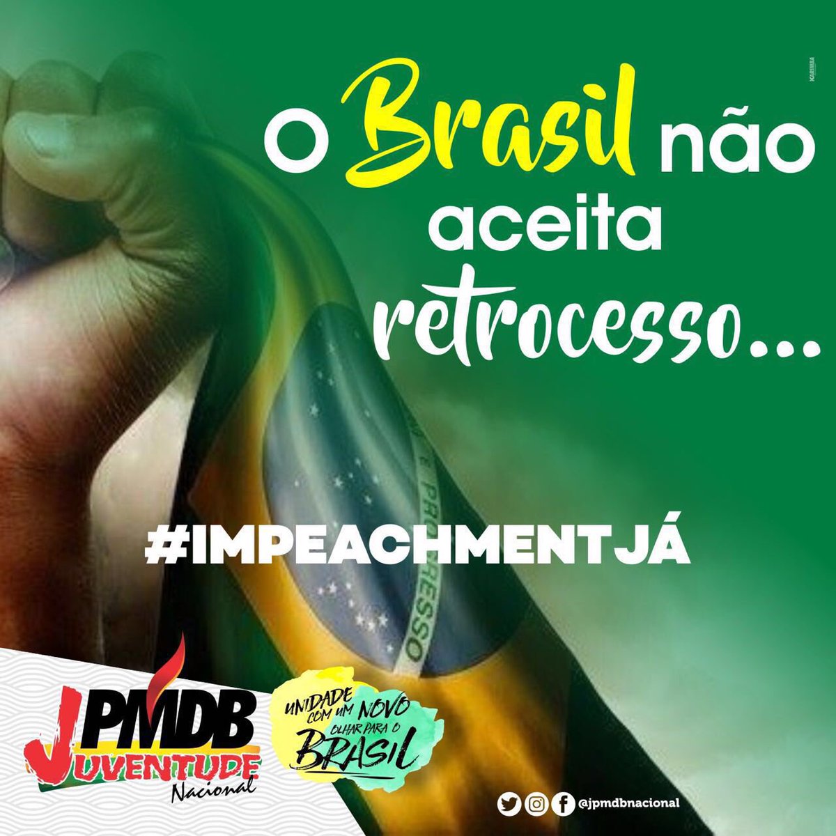 BrasilTemer's tweet photo. #ImpeachmentJA
#FicaTemer 
#ForaDilma https://t.co/AbgkH5KefU