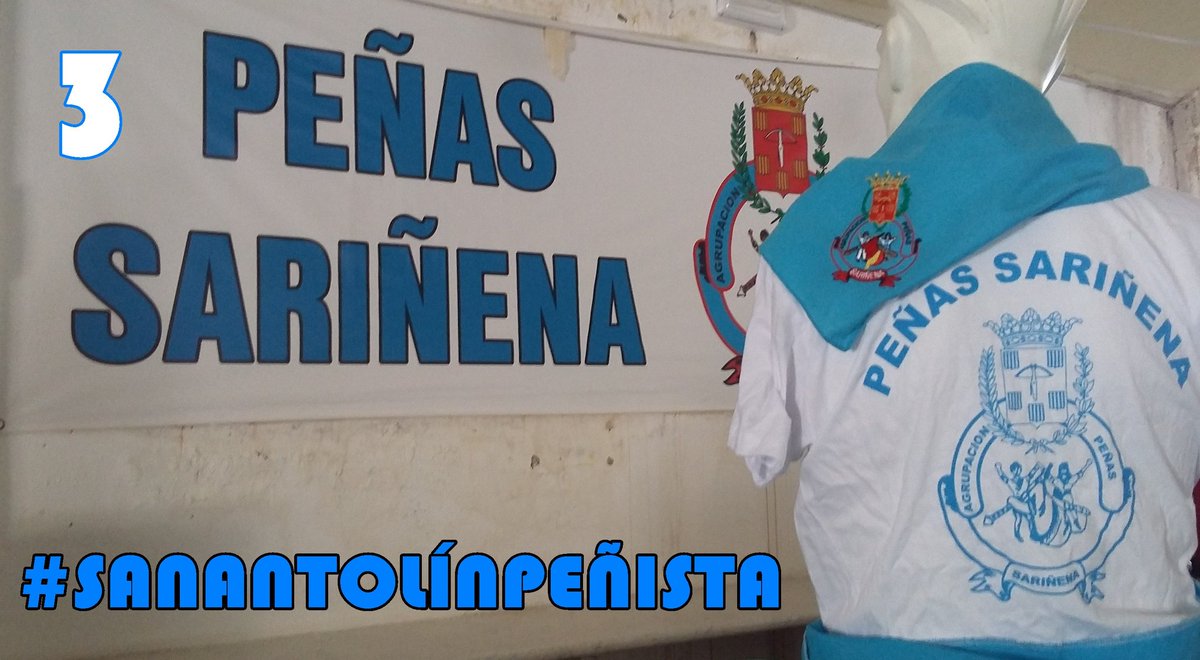 A tres días de las fiestas lo tendréis todo preparado, no? Ya no queda nada!!! #SanAntolínPeñista