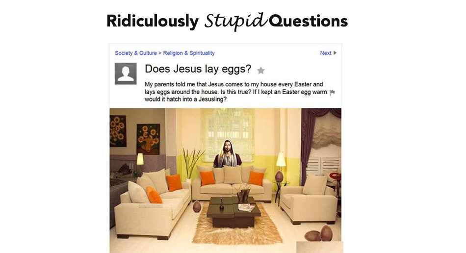 TheLuxeDaily's tweet photo. Here are Some of the Most Ridiculously #Stupid #Questions Ever Asked Online--> https://t.co/hvZbkMu3jK #lol #funnies https://t.co/2dZFPdBLNI