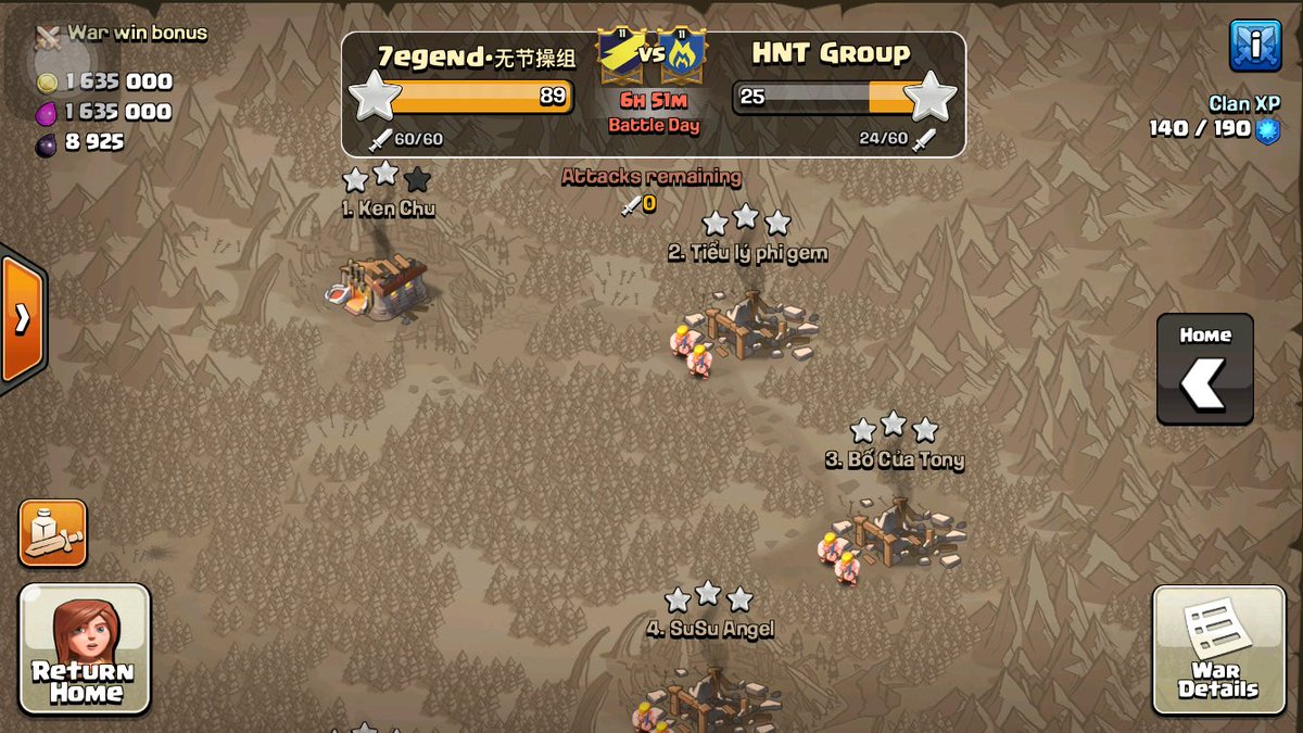 end a 26 win streak clan from Vietnam😎