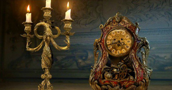enews's tweet photo. It's about time to meet Lumiere and Cogsworth from Disney's live-action #BeautyAndTheBeast. https://t.co/2V1fxt6Jr9 https://t.co/zurFOAJdj8