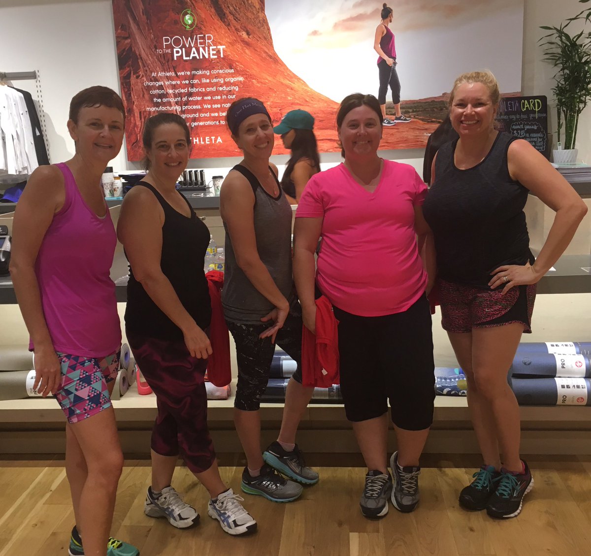 KerryMaione's tweet photo. We survived boot camp (&amp; signed up for 4 more weeks)! Thanks @AthletaBoca #PowerOfShe #AthletaContest https://t.co/FSMmY39sMN