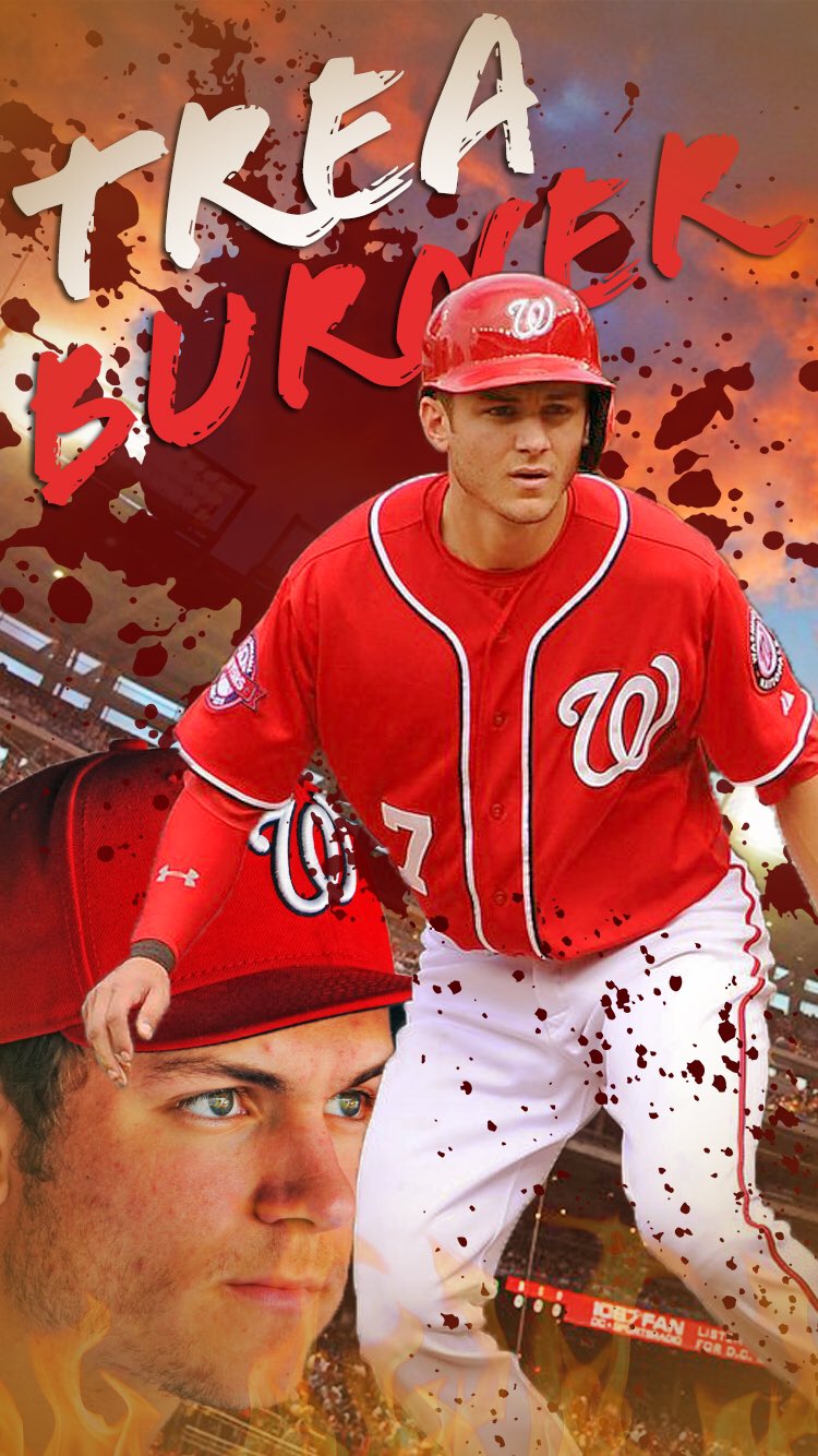 X 上的Nick Jones：「Trea Turner #TreaBurner iPhone 6 background. #Nats  #OnePursuit  / X