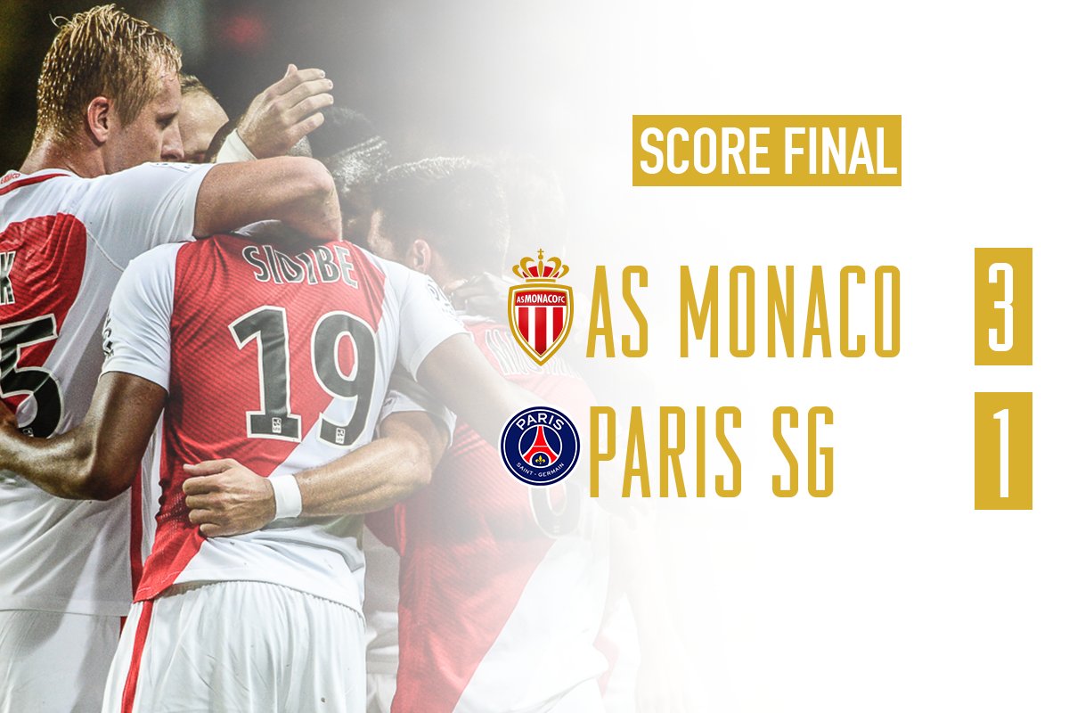 AS_Monaco's tweet photo. VICTOIRREEEEE !!!!! (3-1) #ASMPSG

⚽️@joaomoutinho
⚽️Fabinho
⚽️Csc Aurier https://t.co/5BkwcAoDjt