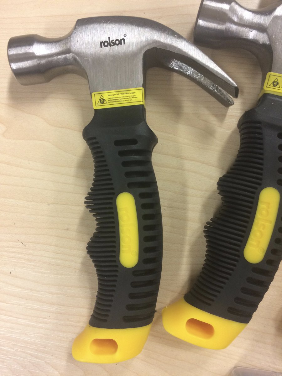 OxfordHackspace's tweet photo. Important announcement: more hammers have arrived! The little guys below were ~£2 on Amazon. Reception loves us... https://t.co/UOQHRqFJk0