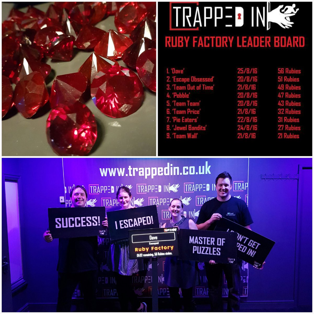 EscapingDave's tweet image. #TrappedInBury #rubyfactory #teamDAVE #escaperoom