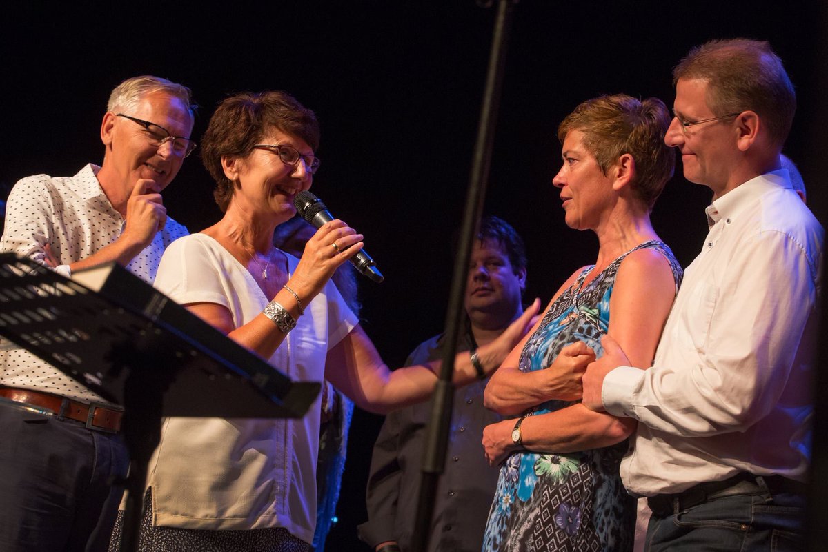 MapvdSteen's tweet photo. Daniel and Hennie Renger are part now and blessed by Jan and Marijke Pool of House of Heroes pastors team https://t.co/ZdlseZta30