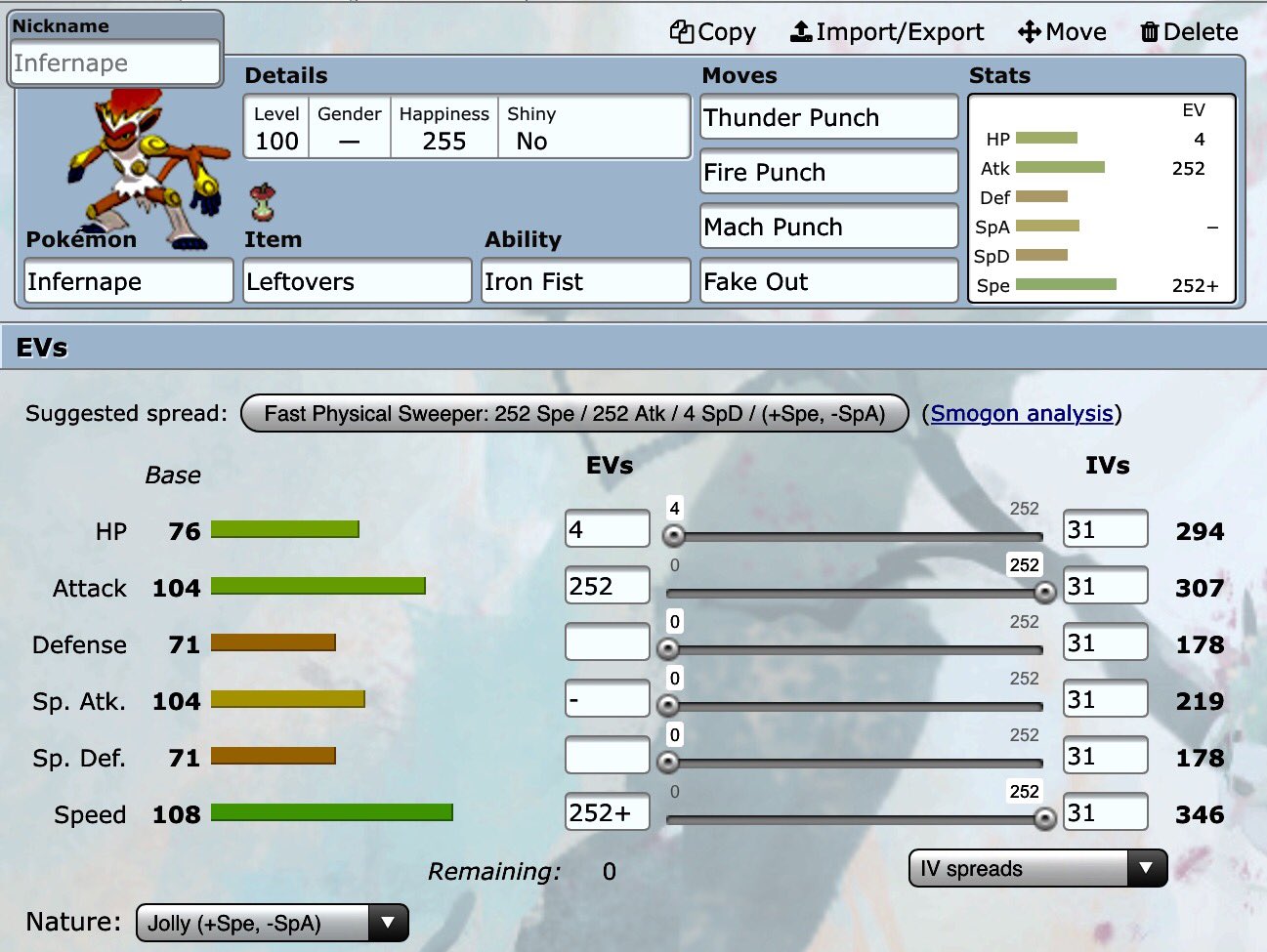 Pokemon Movesets On Twitter Infernape Moveset 0 Sp Atk Iv Ev Atk 252 Spe 252 Hp 4 Jolly Nature Pokemon Pokemonsunmoon Pokemongo Infernape Https T Co H3q5uluv08 Twitter