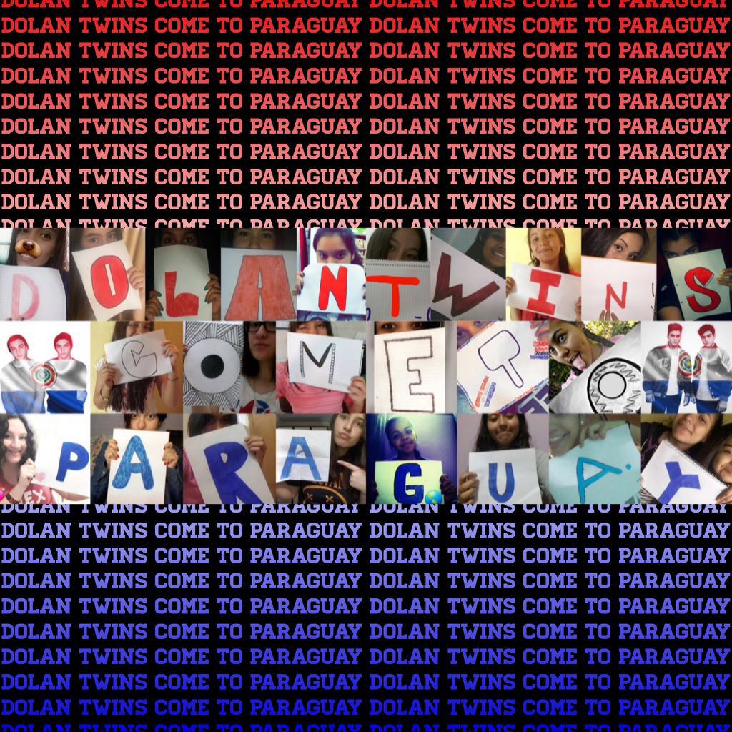 DolanTwinsPy's tweet image. We are here! And we won't give up! We believe that dreams can also come true! ❤ #DolanTwinsComeToParaguay