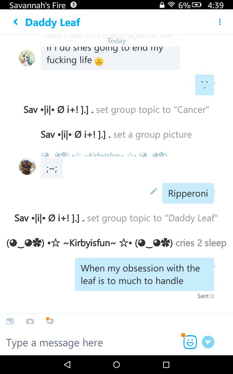 TypicalCalvin's tweet image. Skype is cancer sometimes @LeafyIsHere