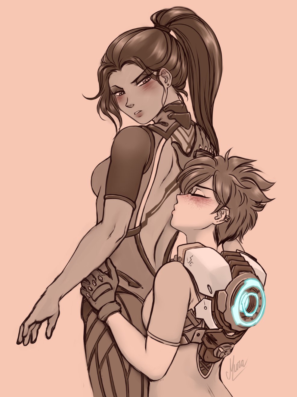 Dynasty Reader » Image › Perio 67, Overwatch, Tracer x Widowmaker, Yuri