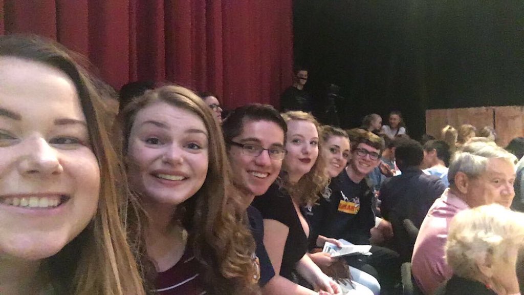 troupe5994's tweet photo. So excited to see you guys!!! Break a leg! @LegendTheatre https://t.co/Z5ENvLbgI2