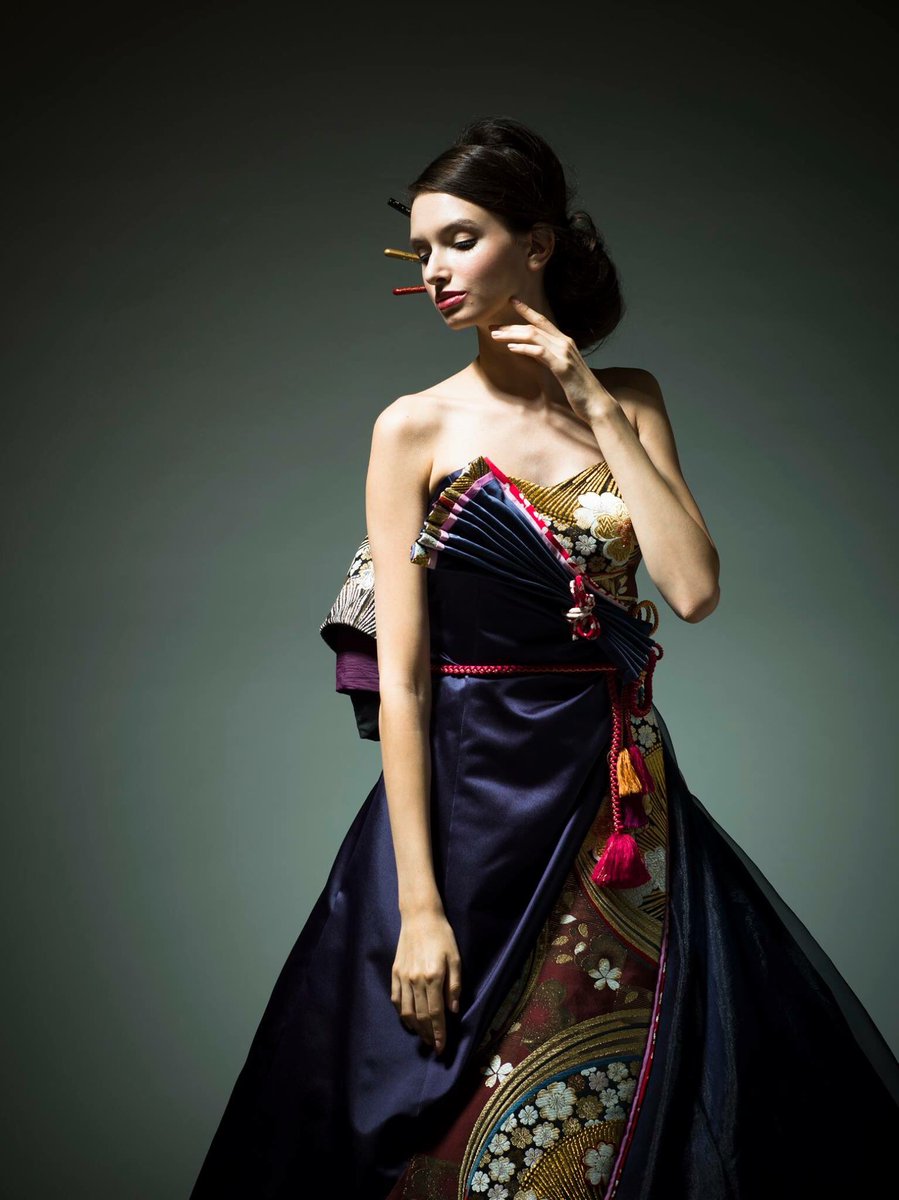 Atsu Nishikawa Atsunishikawa 和ドレス 着物 着物ドレス Weddingdress Dress Wedding Kimono Wadress Kyoto Nishijinori Partydress