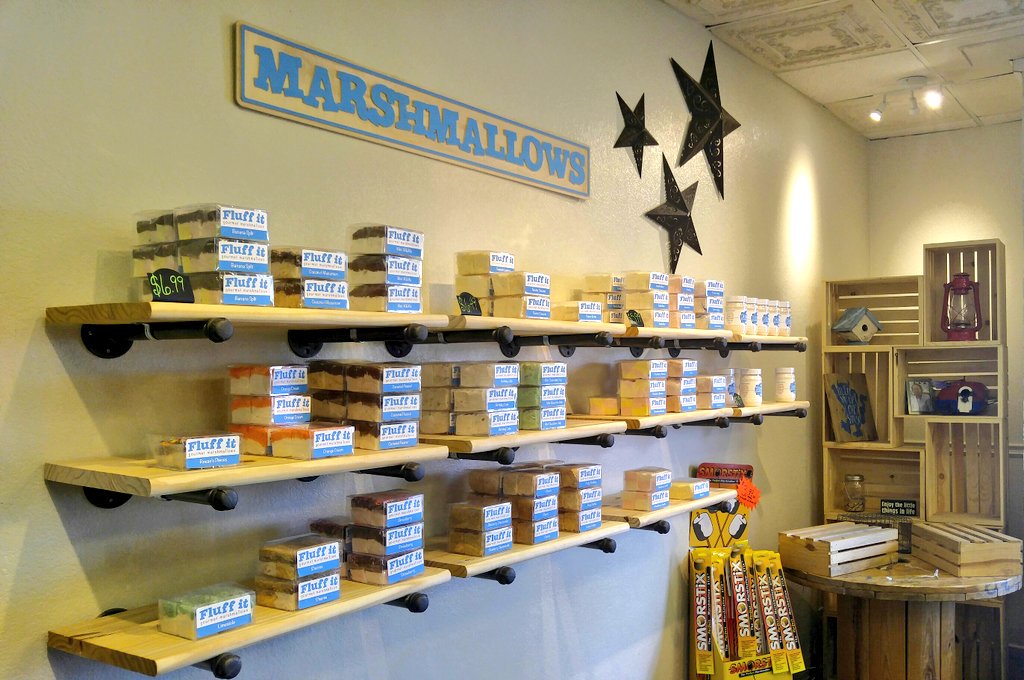 AddisonCncierge's tweet photo. Thx @FluffItMallows for my delicious visit today! #fluffitmarshmallows #homemade #shopsmall #shoplocal #marshmallows https://t.co/nX4MVFRDhg
