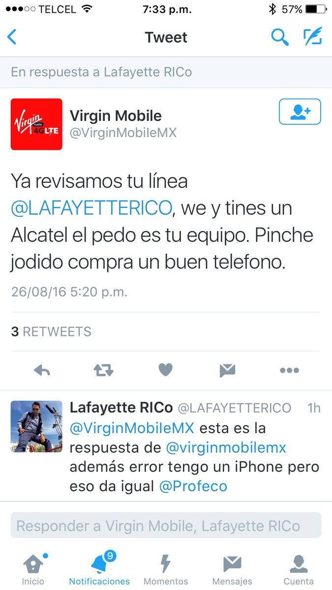 jacobo_mora's tweet photo. Asi trata #VirginMx a sus usuarios... Es es porque dicen que "dicen netas"? #EpicFail https://t.co/BUvTe5I33G
#ViernesDeGanarSeguidores