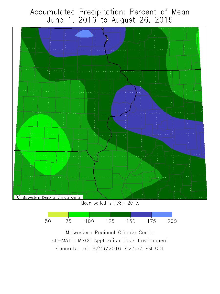 NWSQuadCities's tweet photo. Above normal rainfall this summer for all of eastern IA, northwest IL, and northeast MO. #iawx #ilwx #mowx https://t.co/7vVrZ84QhF