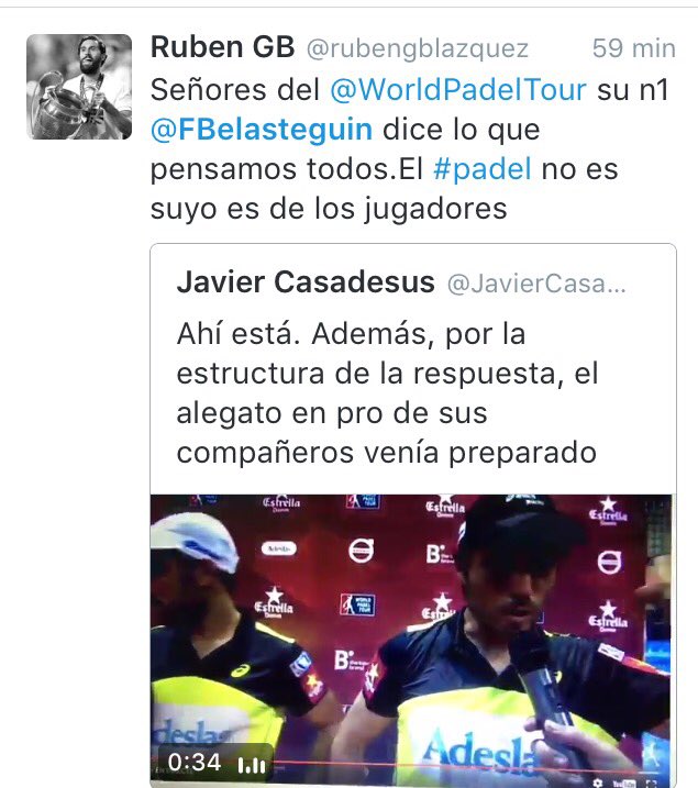 padel20's tweet image. Las #RRSS se llenan de mensajes de agradecimiento a @FBelasteguin por sus palabras.
Nosotros #PensamoscomoBela