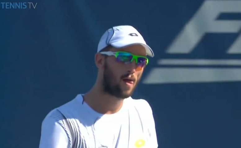 TennisTV's tweet photo. .@troicki_viktor back from 5-7 0-5 to take 2nd set TB 7-2 v Bautista Agut @WSOpen. Crazy. https://t.co/nOgmpyGzqu https://t.co/IWjCj1eYb8