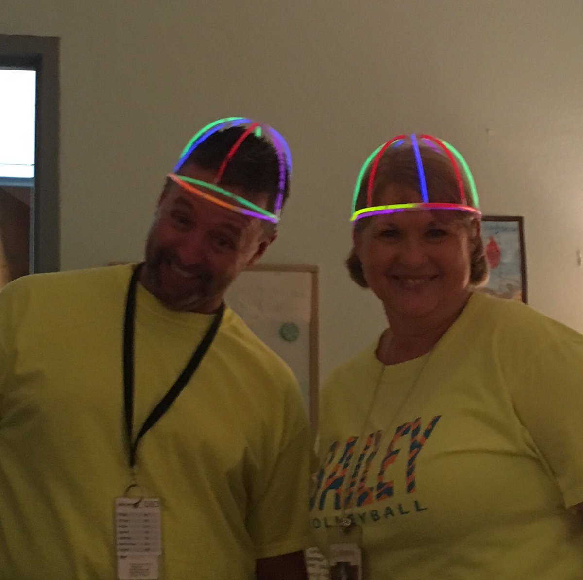 BaileyJrHigh's tweet image. Mr. Moore and Mrs. Peterman are ready for the @bjhstuco Back2School #neondance #firstweeksuccess #baileyfamily